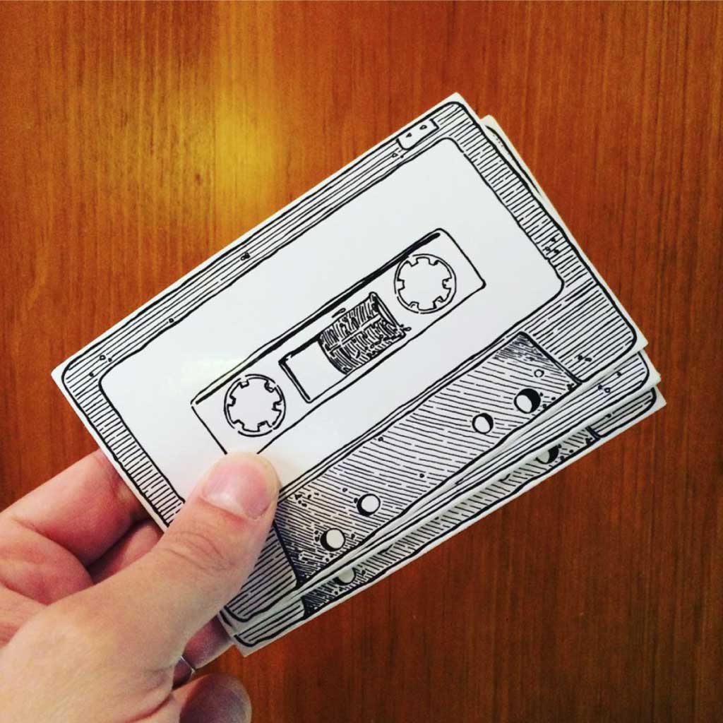 Cool retro rectangle Stickers